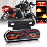 Multifunctional Motorcycle Tail Light 12V Universal Waterproof LED Brake Light Driving Lights Turn Signals For