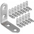 13 pcs Stainless Steel Corner Brace 40X40Mm, Corner Braces For Fixing And Repairing Furniture, Reinforcing Joints,