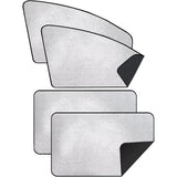 Car Sun Shade - Car Curtain For Baby/Kids/Pets/Adults Car, With Uv Protection, Privacy Protection, Silver