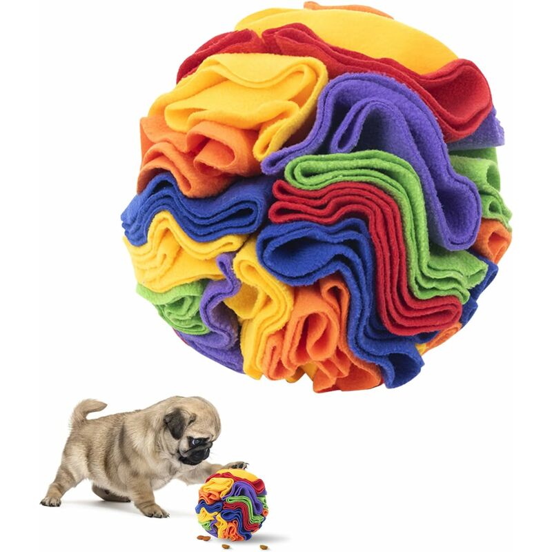 Dog Snuffle Mat Ball, Dog Play Mat, Interactive Dog Toy, Puzzle Slow Feeding Snuffle Mat, Stress Release For Small