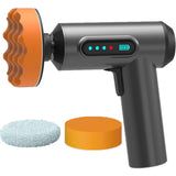 Portable Waxing Polisher With Polishing Pad, Polisher With 2000Mah Lithium Battery Brushless Polisher
