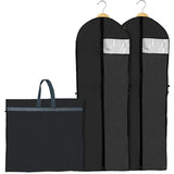 2 pcs Foldable Garment Covers 180X60Cm, Breathable Dustproof Protective Cover For Long Wedding Evening Dress Suits