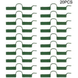 20 pcs Greenhouse Clips Greenhouse Tube Clips Fixed Tool Garden Tarpaulin Sun Protection Clips 1.1Cm