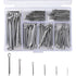 230 pcs Stainless Steel Cotter Pins M1 M2.5 M3 M4 M5 Retaining Pin Assortment Kit With Storage Box