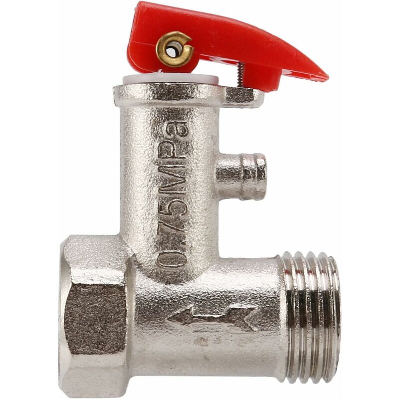 1/2 Pt Sleeve Electric Water Boiler Safety Valve 0.75Mpa Temperature And Pressure Relief Valve For Water Heater System