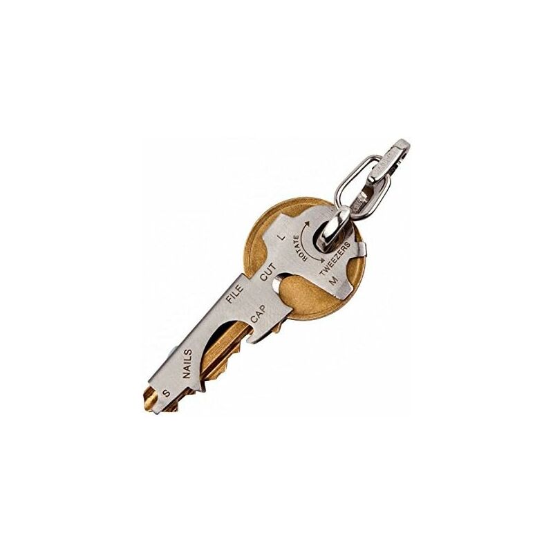 8 In 1 Multifunction Keychain With Bottle Opener, Screwdriver And Other Keytools