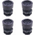 4-Piece Universal Adjustable Rubber Shock Pads For Washers, Dryers, Refrigerators