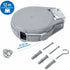 Long, 12M Retractable Clothes Line, Heavy Duty Clothes Dryer, Automatic Retractable Mechanism, Easy Wall Installation,