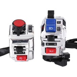 Motorcycle Handlebar Switch,7/8Inch Left And Right Control Switch Headlight Turn Signal Horn High Low Beam Kill