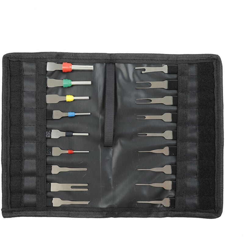 Terminal Extractor - 18 pcs Terminal Removal Tool Kit - High Hardness - No Rust - No Deformation - Car Electrical