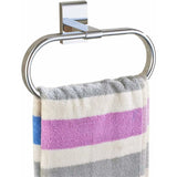 Oval Towel Ring Solid Brass Polished Chrome Elegant Wall Mount-Sunny