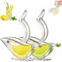 Deluxe Design Individual Lemon Squeezer, Manual Lemon Juicer Hand Press Acrylic Tableware Transparent Serving Dishes (2