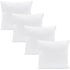 Microfiber Quilted Pillow 40X40 Cm - Sleeping Bed Pillow White Pillow White Filling Pillow - 4 pcs Set
