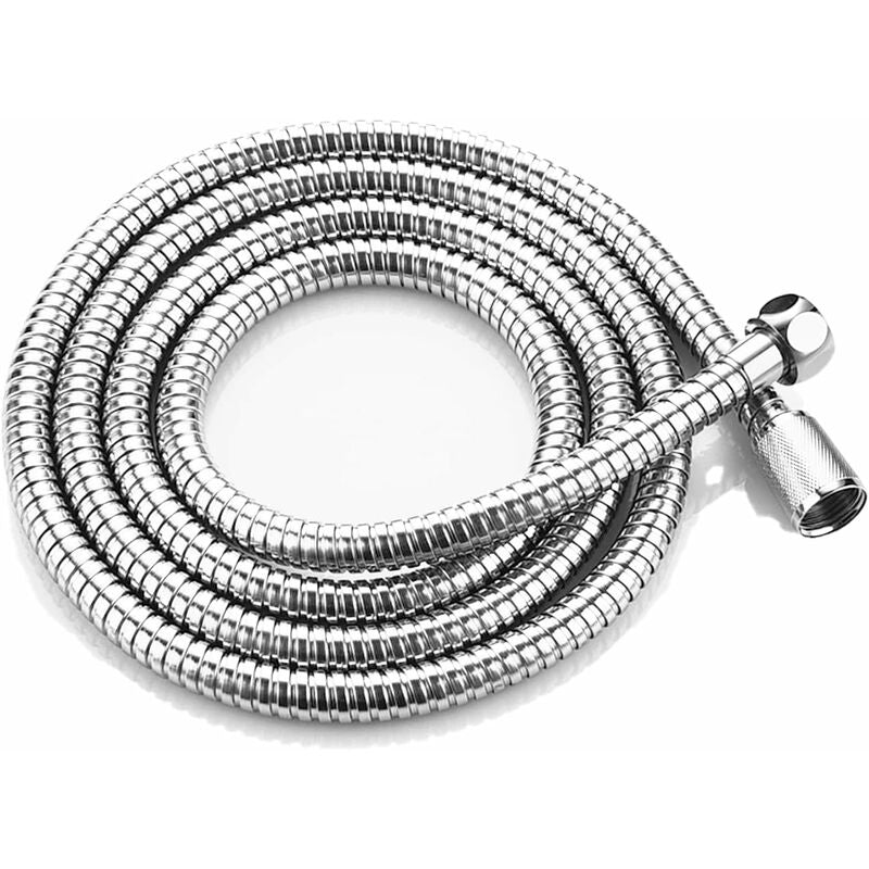 Shower Hose, 2M Stainless Steel Shower Hose, Universal Shower Hose, Universal Threaded Connector (G1/2 Inch) (2M)