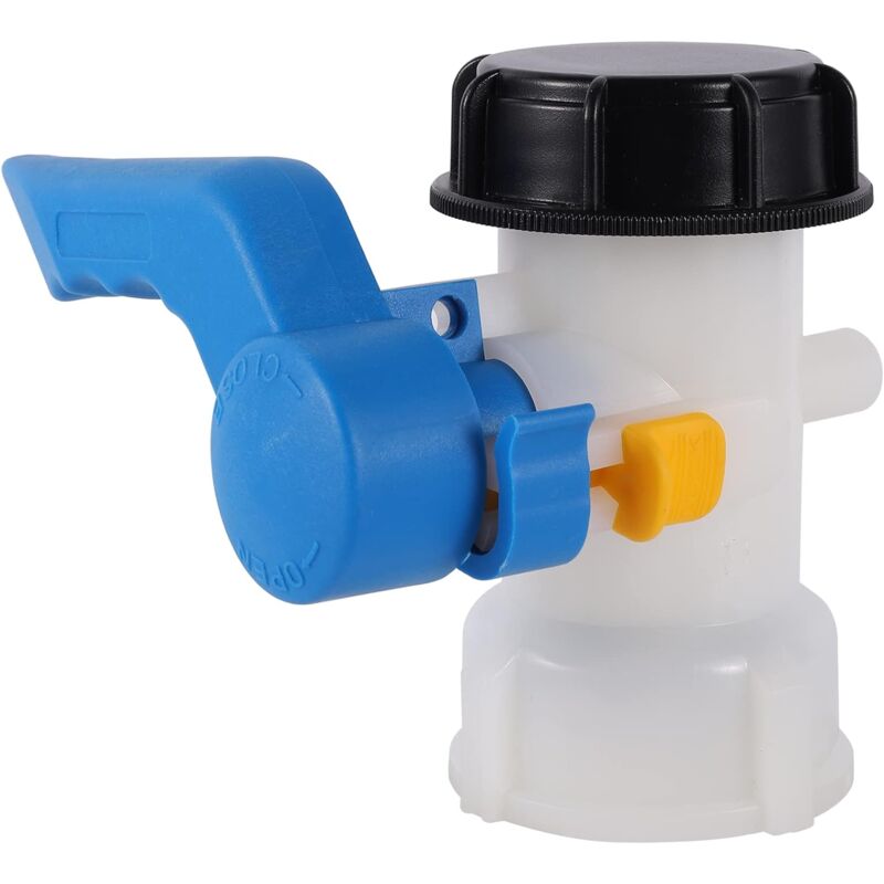 Ibc Adapter 50Mm To 62Mm 1000L Tank Valve Plastic, 1000 Liter Tank Connector For Rainwater Tank, Container