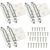 6 pcs Door Hinge Self Closing Hinge Cold ROlled Steel Material Spring Hinge With DAmper For Door Closet Shoe Cabinet