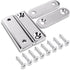 2 pcs Rectangular Neodymium Magnets With Hole 40X13.8X5Mm, 15Kg Force + 2 Steel Washers + 8 Screws Included