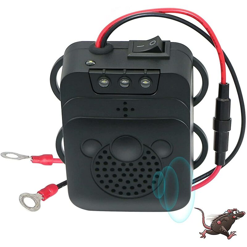 Ultrasonic Car Repellent With LED Strobe, Garage For Car ROdents Mice Pests Home Garage Attic Camping
