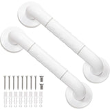 2 Stainless Steel Bathroom Grab Bars, 30Cm