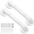 2 Stainless Steel Bathroom Grab Bars, 30Cm