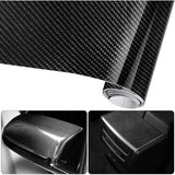 6D Waterproof Car Sticker Film Carbon Fiber Vinyl Adhesive 30300Cm Waterproof Non-Stick For Car,Computer,Phone Case