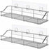 Shower Caddy Bathroom Shelf Basket Toilet Kitchen Spice Rack Sus304 Stainless Steel No Drilling - 2 Pack