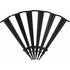 Pack Of 100 Ground Stakes For Fixing Weed Control Fabric Or Mole Control Netting Black