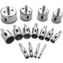 Diamond Drill Bit, 15 pcs Hole Saw Tools Set, Diamond Hole Saw For Glass/Tile/Ceramic/Marble/Porcelain Carbon Steel