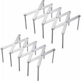 2 pcs Stainless Steel Lid Rack, Kitchen Utensil Organizer, Adjustable Design Lid Holder For Storing Pots, Glass Lids,