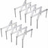 2 pcs Stainless Steel Lid Rack, Kitchen Utensil Organizer, Adjustable Design Lid Holder For Storing Pots, Glass Lids,