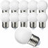 Pack Of 10 E27 G45 LED Globe - Warm White 3000K - 5W G45 - Matte Polycarbonate Shell - Non-Dimmable [Energy Class G]