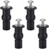 Toilet Seat Fixing Toilet Seat Hinge Toilet Seat Fixing Screws For General Toilet Seats 4 pcs Black