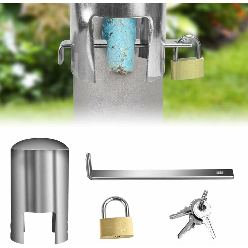 Insulated Garden Hose And Home Enclosure And Covers - Water Saving, Outdoor Faucet Lock, Faucet Lock System -
