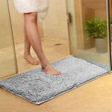 Soft Shag Bath Mat Kitchen Rug Door Mats Doormats Non-Slip Strip Absorbent Doormat Bath Shower Mat Shaggy Rug - 60 X 90