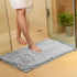 Soft Shag Bath Mat Kitchen Rug Door Mats Doormats Non-Slip Strip Absorbent Doormat Bath Shower Mat Shaggy Rug - 60 X 90