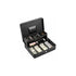 Lockable Metal Money Box Cash, Coin & Security Box Large Cash Box With Lock - New Metal Money Box - Black