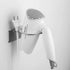 Hair Dryer Holder With Traceless Adhesive, Stainless Steel