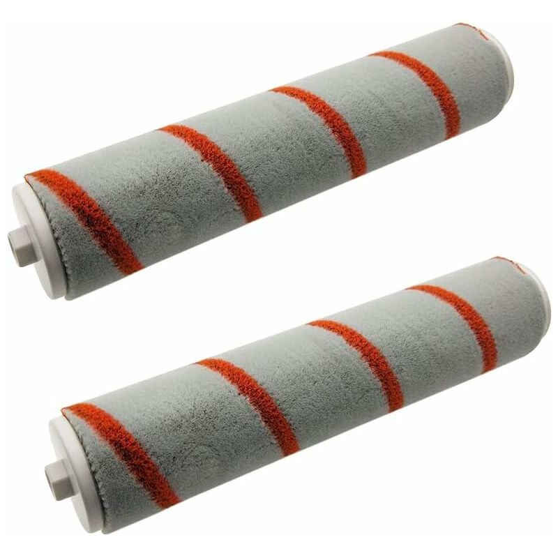 2 Pack Replacement Brushes For Xiaomi Mijia Dreame V9 Handheld Vacuum Cleaner, Hepa Spare Parts Kit, Soft ROller Brush