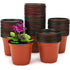 100 pcs 10Cm(Diameter) Soft Plastic Seed Pot Seedling Pot Seedling Pot