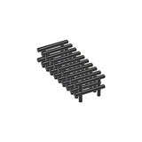 20 pcs Black Furniture Handle Black Kitchen Cabinet Handle T Handles Black Drawer Cupboard Handles