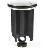 Ersandy Sink Plug ⌀ 40Mm Height Adjustable For Bathroom, Universal Aluminum Alloy Sink Plug - Black