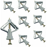 150 Pieces Plasterboard Anchors, Plasterboard Anchors With Screws, Plasterboard Wall Fixings, Hollow Wall Fixings, For