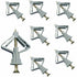 150 Pieces Plasterboard Anchors, Plasterboard Anchors With Screws, Plasterboard Wall Fixings, Hollow Wall Fixings, For