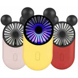 Cute Mini Personal Fan, 3 Adjustable Speeds, Portable Stand, For Indoor Outdoor Activities, 3 Pack Cute Mouse Fan (Red