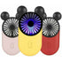 Cute Mini Personal Fan, 3 Adjustable Speeds, Portable Stand, For Indoor Outdoor Activities, 3 Pack Cute Mouse Fan (Red