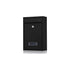 Galvanized Steel Mailbox With Key And Name Plate (Black)