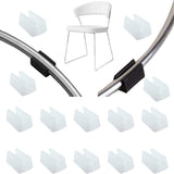 32 pcs Chair Leg Caps Tube End Caps Pads Furniture Floor Protectors U Shape Plastic Chair Leg Caps,Chair Leg Caps