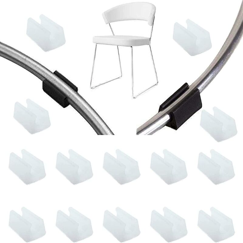 32 pcs Chair Leg Caps Tube End Caps Pads Furniture Floor Protectors U Shape Plastic Chair Leg Caps,Chair Leg Caps