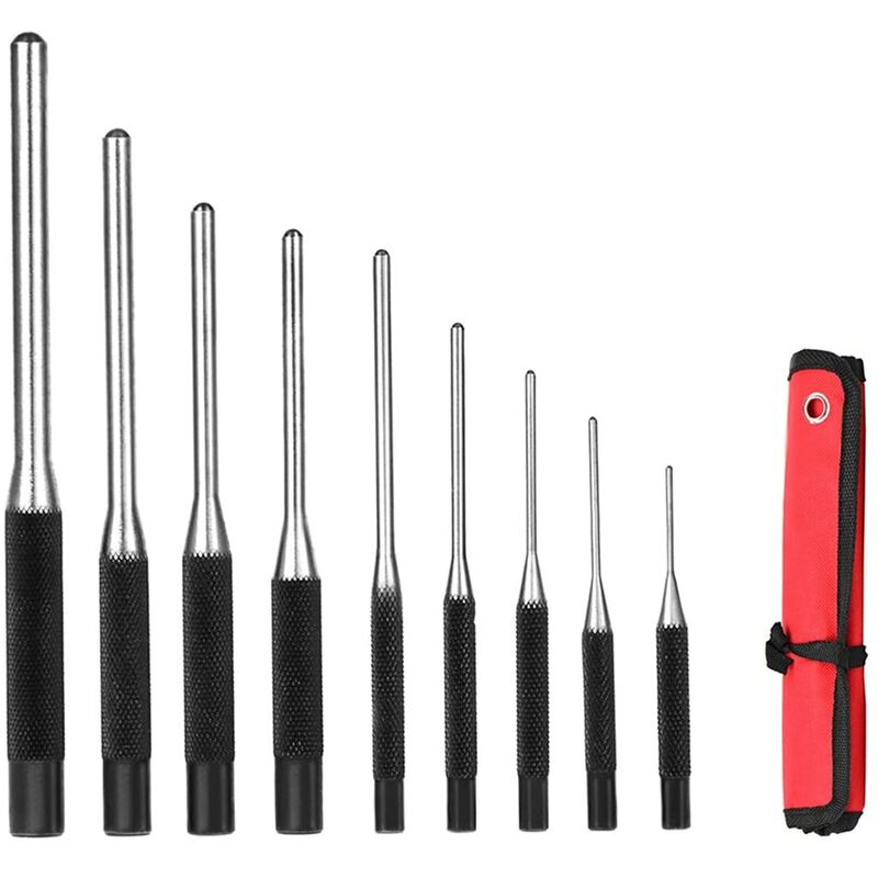 9 pcs Pin Punch Set, Pin Removal Tool For Auto Repair, Watch, Jewelry And Crafts (9 pcs)