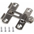 Door Latch Sliding Lock, Stainless Steel Door Lock With Screws Security Door Latches For Window, Garden And Door